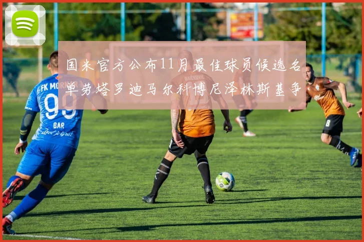 国米官方公布11月最佳球员候选名单劳塔罗迪马尔科博尼泽林斯基争夺荣誉